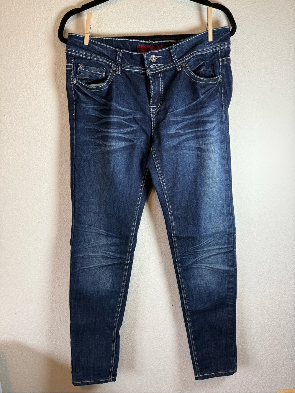 BONGO Dark Blue Skinny Jeans Junior size 13